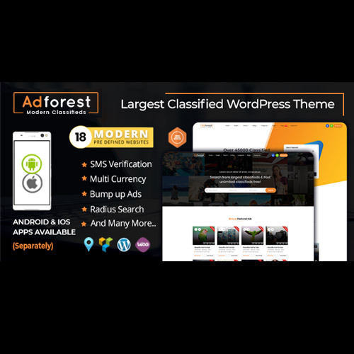 AdForest - Classified Ads WordPress Theme