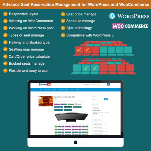 Advance Seat Reservation Management for WooCommerce