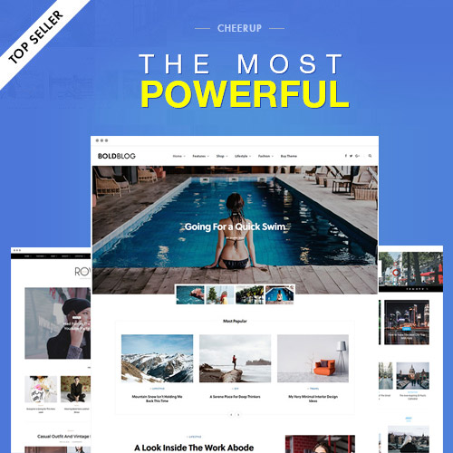 CheerUp Blog / Magazine - WordPress Blog Theme