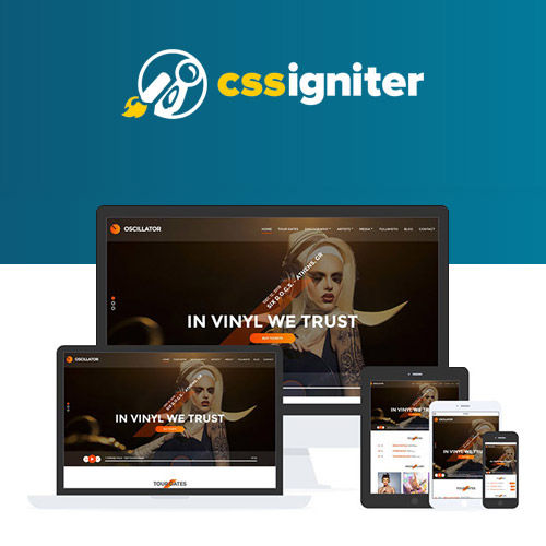 CSS Igniter Oscillator WordPress Theme