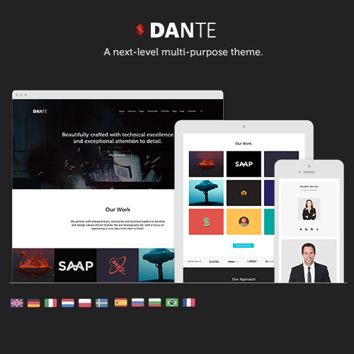 Dante - Responsive Multi-Purpose WordPress Theme