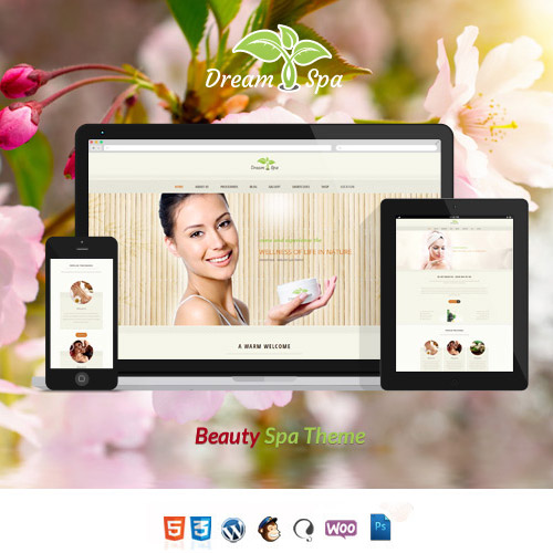 Dream Spa - Salon, Spa WordPress Theme