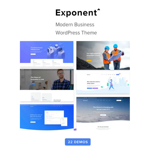 Exponent - Modern Multi-Purpose Business WordPress theme