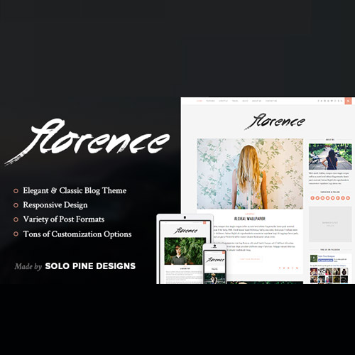 Florence - A Responsive WordPress Blog Theme