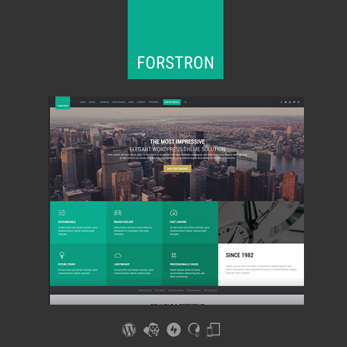 Forstron - Legal Business WordPress Theme