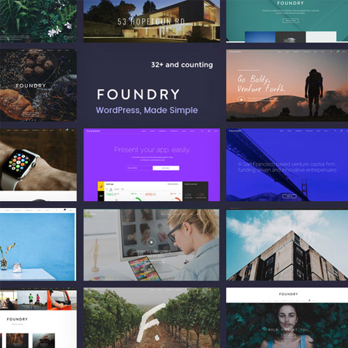 Foundry - Multipurpose, Multi-Concept WP Theme