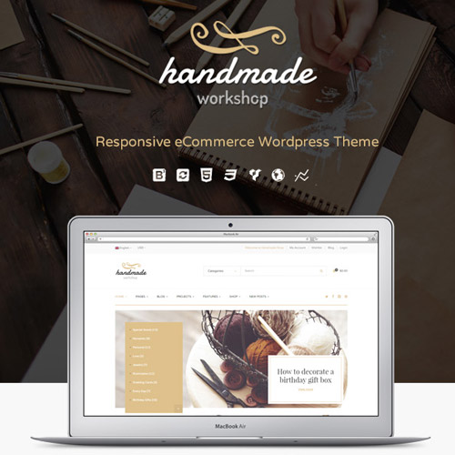 Handmade - Shop WordPress WooCommerce Theme