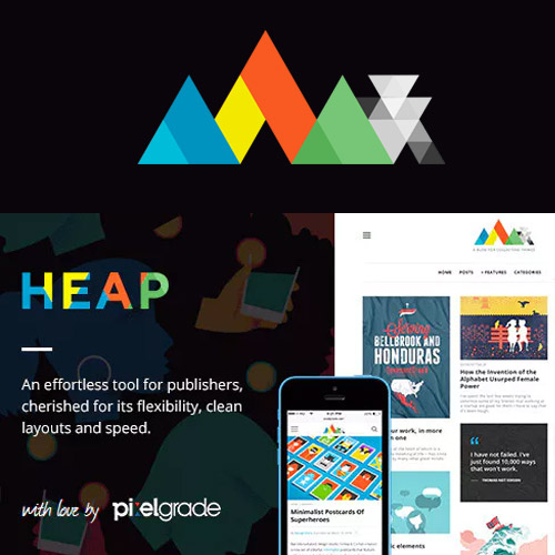 HEAP - A Snappy Responsive WordPress Blog Theme