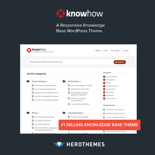 KnowHow - A Knowledge Base WordPress Theme