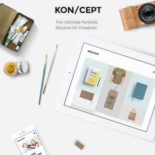 KON/CEPT - A Portfolio Theme for Creative People