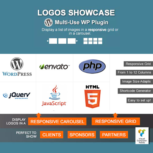 Logos Showcase - Multi-Use Responsive WP Plugin