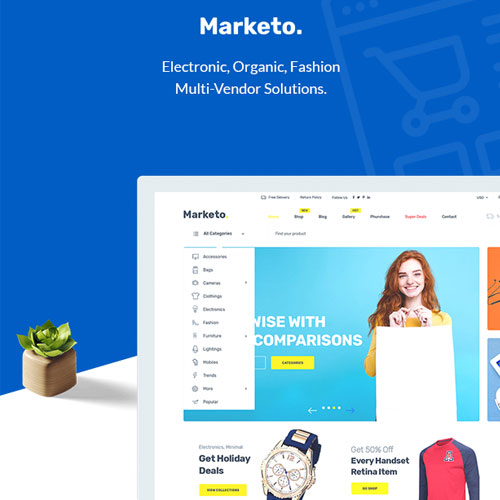 Marketo - eCommerce & Multivendor Marketplace Woocommerce WordPress Theme