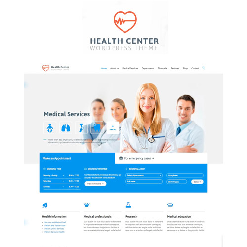 Medical & Dentist - Medical WordPress