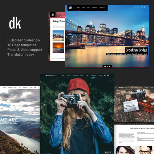 Photography WordPress | DK for Photography