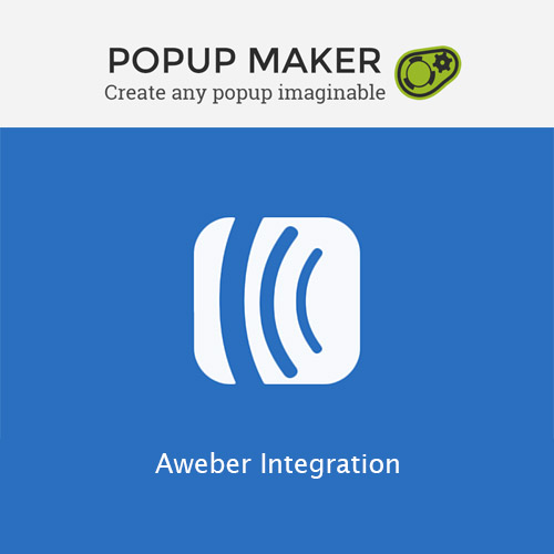 Popup Maker - Aweber Integration