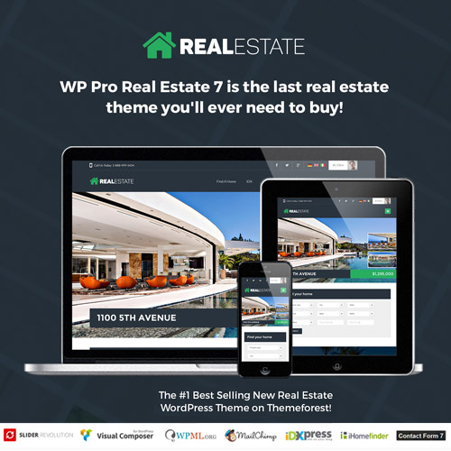 Real Estate 7 - Real Estate WordPress Theme