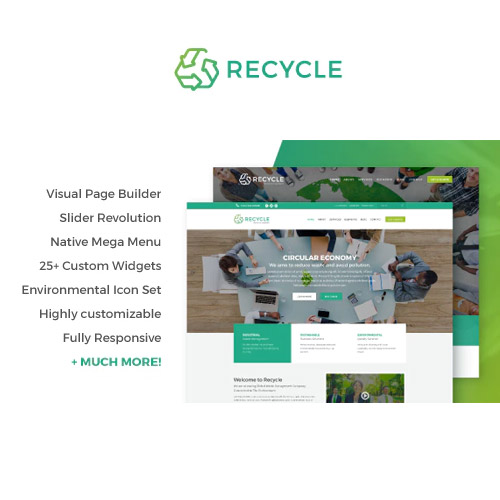 Recycle - Environmental & Green Business WordPress Theme