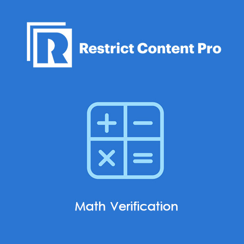 Restrict Content Pro Math Verification