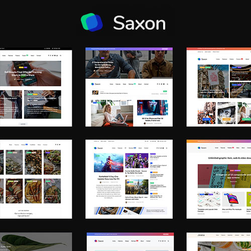 Saxon - Viral Content Blog & Magazine WordPress Theme