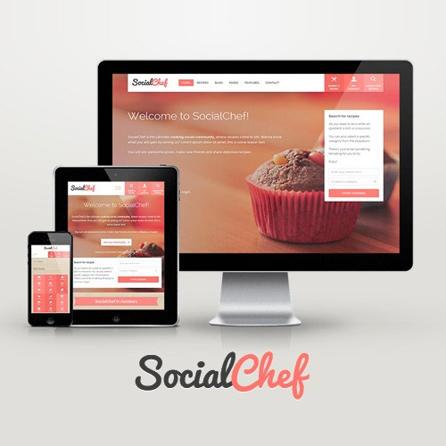 SocialChef - Social Recipe WordPress Theme