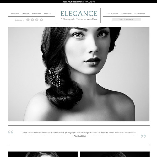 StudioPress Elegance Pro Genesis WordPress Theme