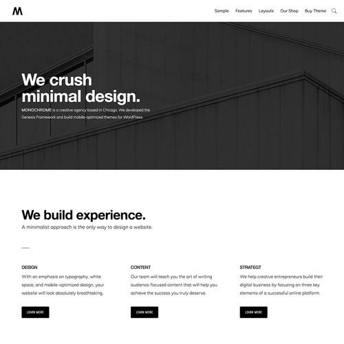 StudioPress Monochrome Pro Genesis WordPress Theme