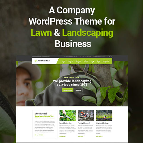 The Landscaper - Lawn & Landscaping WP Theme